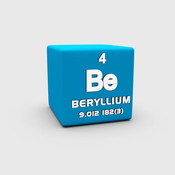 Berylium atomové číslo — Stock fotografie