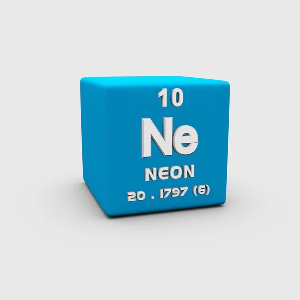 Numero atomico al neon — Foto Stock