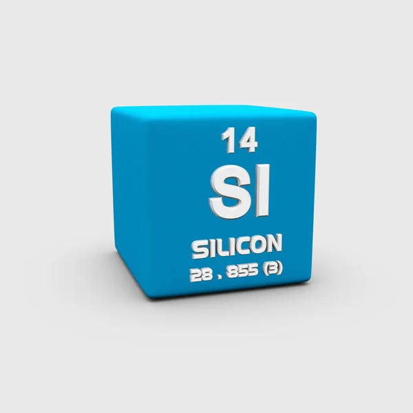 Silicon Atomic Number — Stock Photo, Image