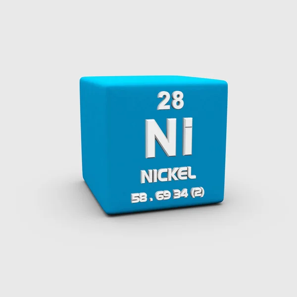 Nickel Atomic Number — Stock Photo, Image