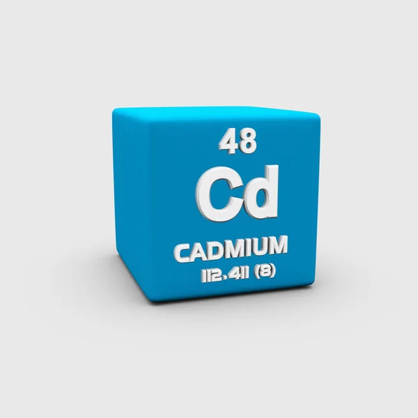 Cadmium Atomic Number symbol — Stock Photo, Image