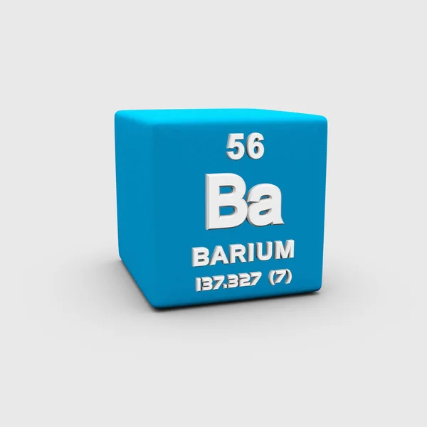 Barium Atomic Number symbol — Stock Photo, Image