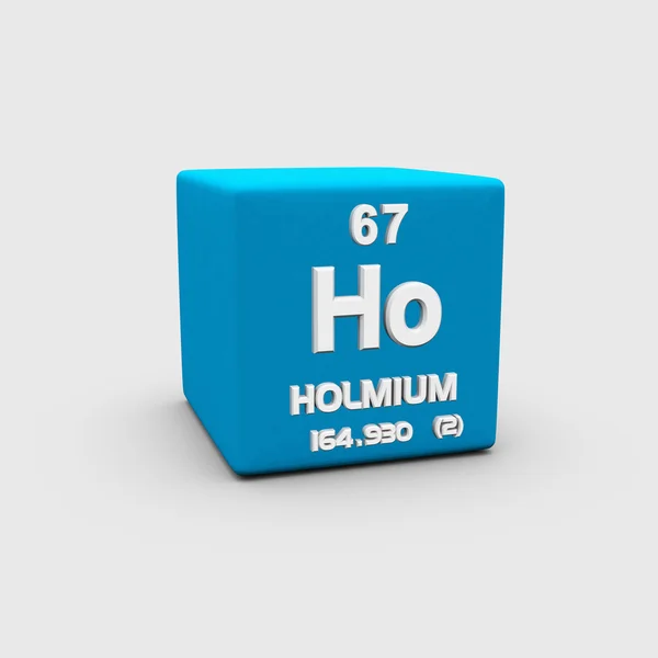 Holmium atomové číslo symbol — Stock fotografie