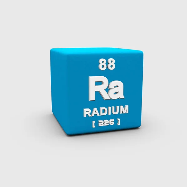 Radium Numéro atomique symbole — Photo