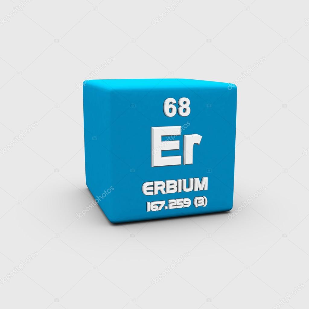Erbium © Photo Stock ... symbol \u2014 sciencepics Atomic Number