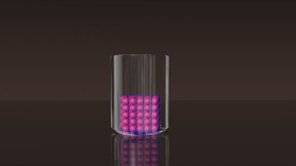 Diffusion de solides animation scientifique 