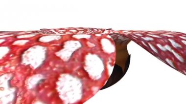 Rafflesia beyaz animasyon üzerinde