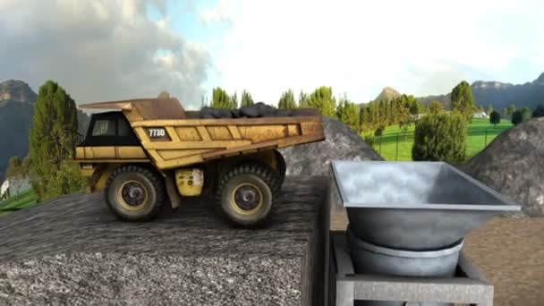 Portland cement döntéshozatali folyamat — Stock videók