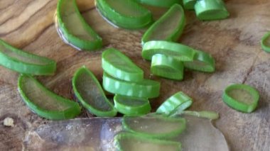 bir yığın aloe vera