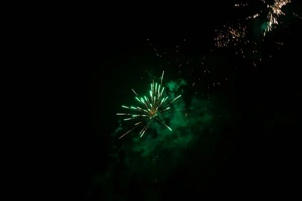 Nice Firework New Year Eve — Stock Photo, Image