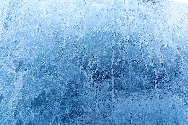 Frost Surface Ice Crystals — Stock Photo, Image