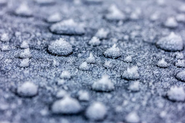 Мороз Поверхности Кристаллы Льда — стоковое фото