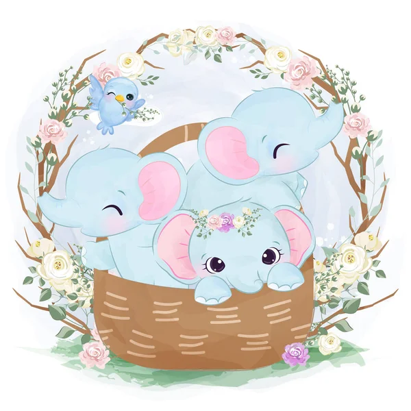 adorable animals illustration for personal project