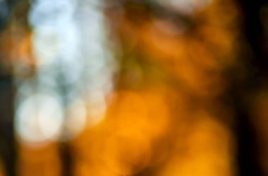 Bokeh ile soyut bulanık sarı turuncu arkaplan