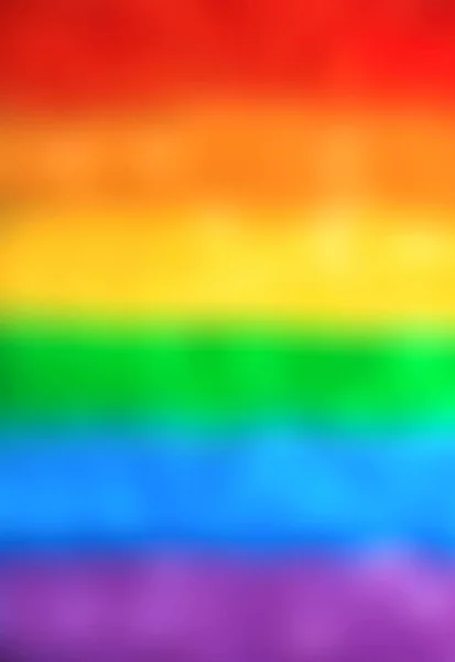 多色のボケから 抽象的な虹色の背景を滲ませた Lgbt Flag — ストック写真