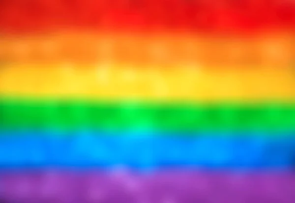 Zamazane Abstrakcyjne Tęczowe Tło Wielobarwnego Bokeh Flaga Lgbt — Zdjęcie stockowe