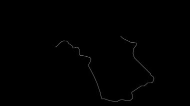 Loroum Burkina Faso eyalet haritası animasyon çizimi