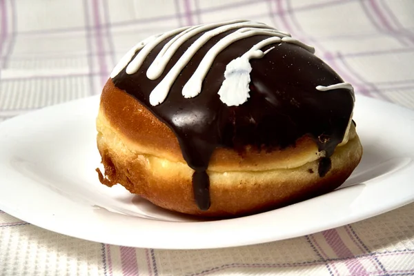 Köstliche Luft Donut auf Stoff Hintergrund. — Stockfoto