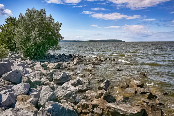 Rivage Rocheux Réservoir — Photo