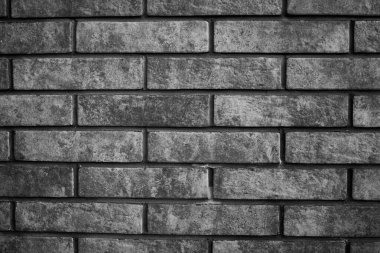 Arkaplan için siyah ve beyaz desenli tuğla