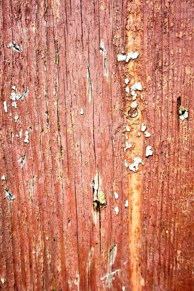 Textura Madeira Pintada Vermelho Velho Orientação Vertical — Fotografia de Stock