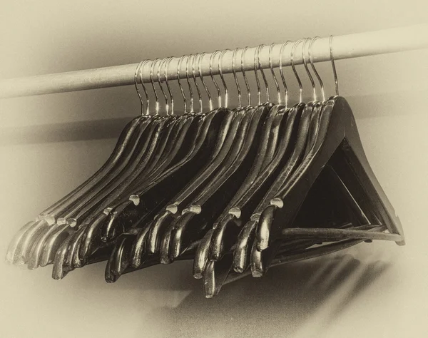 Rack de roupas, close-up — Fotografia de Stock