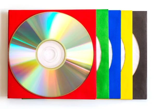 CD / DVD CD, envelopes for disks — Stock Photo, Image