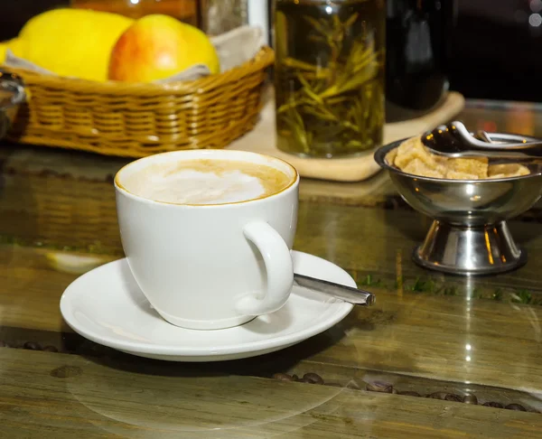 Café con crema batida —  Fotos de Stock