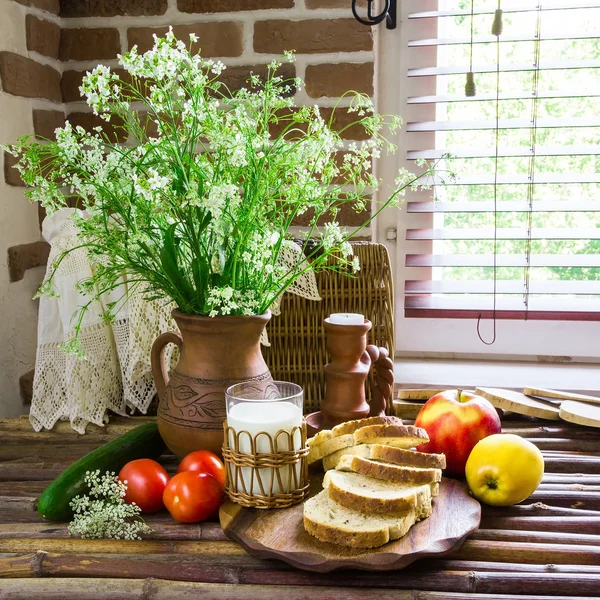 Eco-prodotti naturali, frutta — Foto Stock