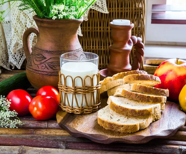 Eco-prodotti naturali, frutta — Foto Stock