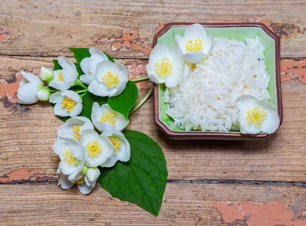 Vegetarische Kost, Reis — Stockfoto