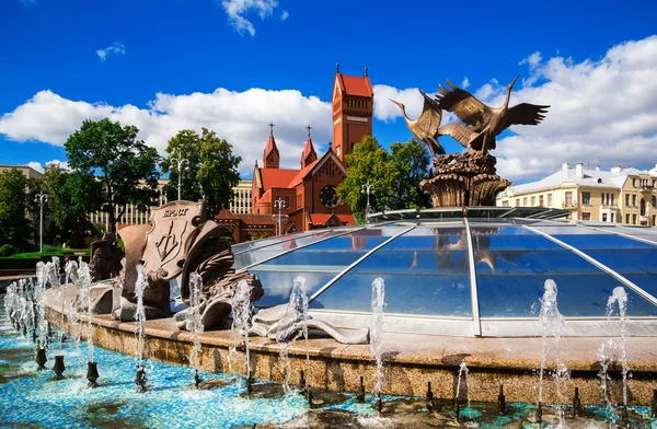 Iglesia de San Simón y Alena, Minsk — Foto de Stock