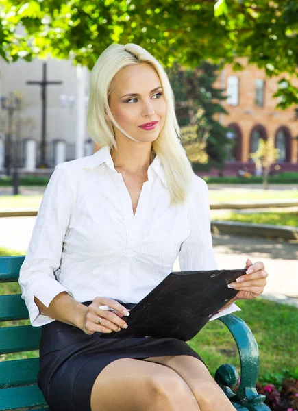 Portrait of a lady — Stock Photo, Image