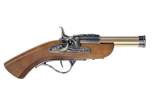 Gamla sex-barreled musköt pistol — Stockfoto