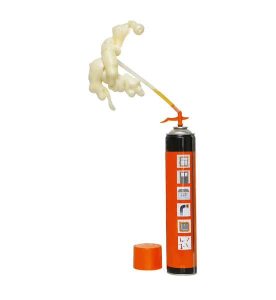 Construction foam, polyurethane — Stock Image Construction foam, polyurethane Royalty Free Stock Images
