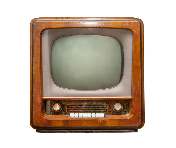 Old TV, front view — Stock Photo, Image