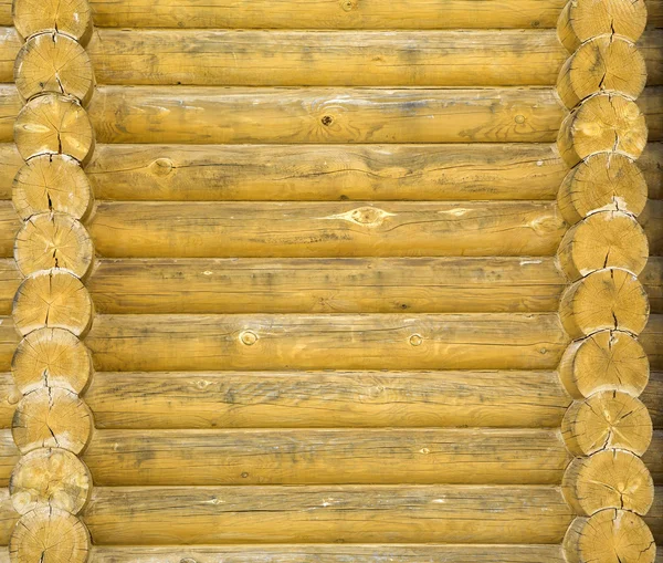 Fragmento de pared de madera — Foto de Stock