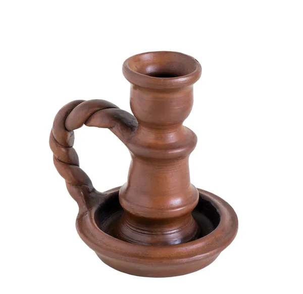 Candlestick clay — Stock Photo, Image