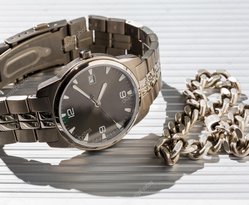 Wrist Watch. jewelry chain
