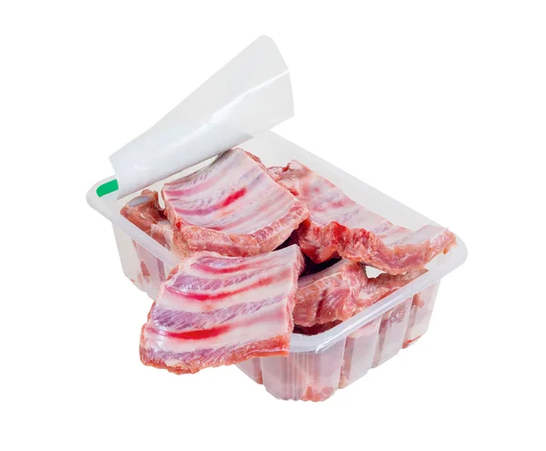 Vákuum csomagolás hús — Stock Fotó