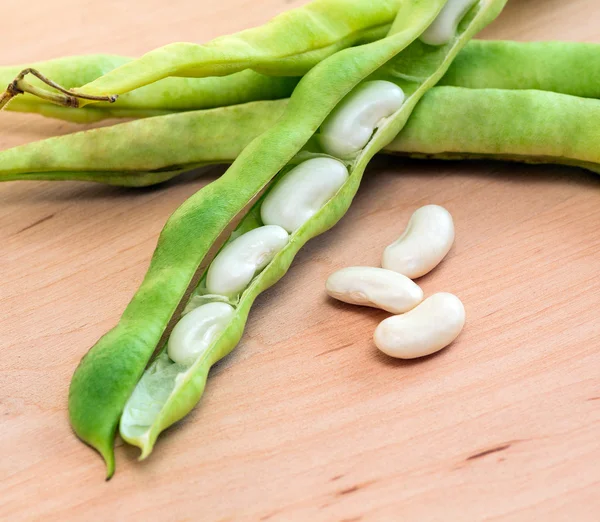 White beans, pod