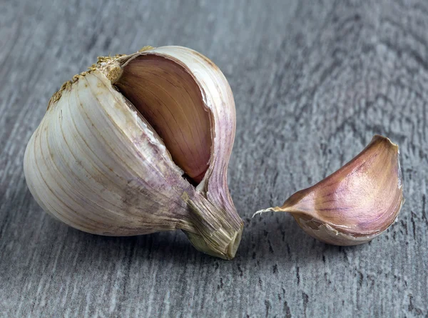 Garlic, macro — Stock Photo, Image