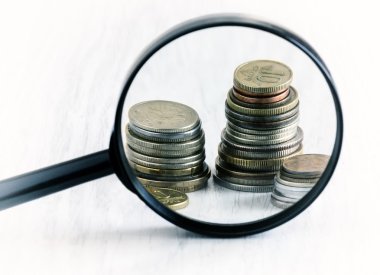 sikke ve Büyüteç camı diyagramı