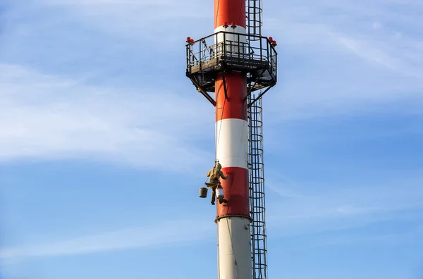 Industriële alpinisme beroep — Stockfoto