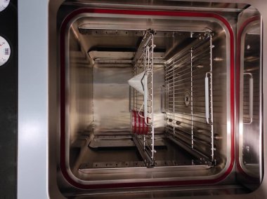 Otoklavye fırınında ve laboratuvar plakalarında maske testi.