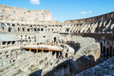 Roma, İtalya 'daki Roma stadyumunun kalıntıları..