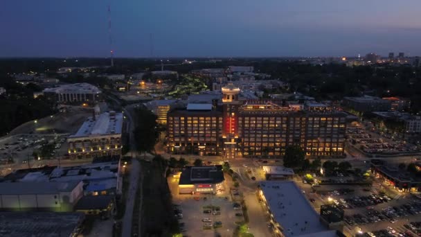 Atlanta Aerial V280 Flying Low Pcm Building Full Cityscape Views — Stock videók