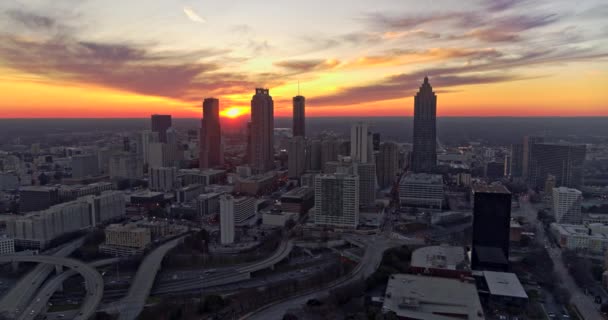 Atlanta Aerial V375 Survol Centre Ville Janvier 2018 — Video