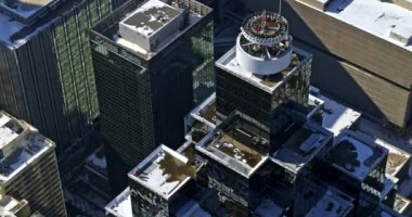 Atlanta Havalimanı v407 Panning şehir merkezindeki gökdelenleri kapatıyor - Ocak 2018