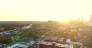 Atlanta Havacılık V416 Panoramik Şehir Günbatımı Görünümü - Mart 2018